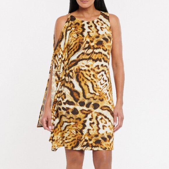 Coldesina Designs Women's Lesley Animal Print  Dress - Picture 1 of 10